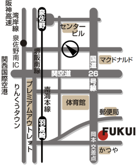 福井自動車　周辺地図